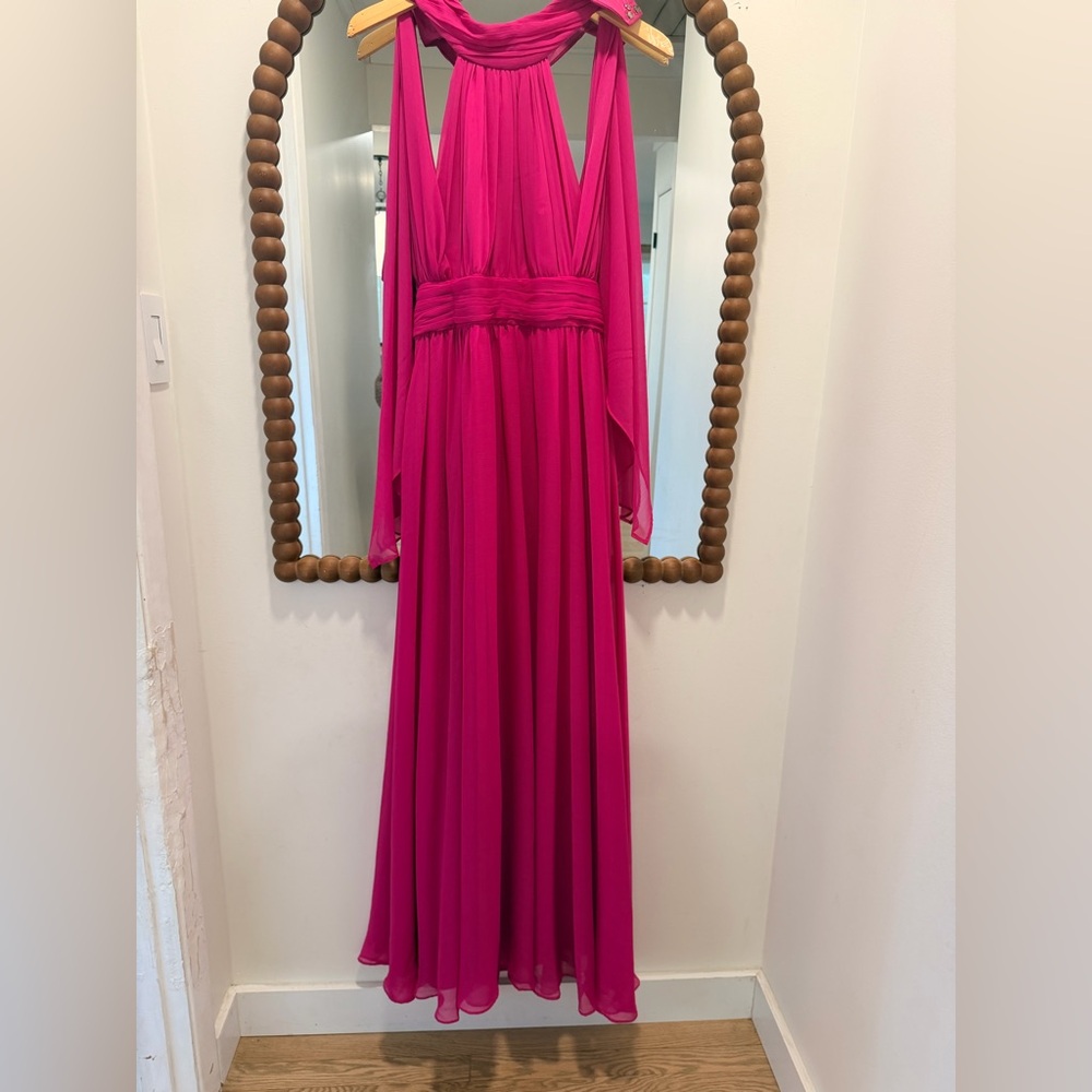 Badgley Mischka Fuchsia Formal Dress